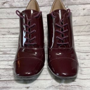 Calvin Klein Cailey Red Bootie, Size 8